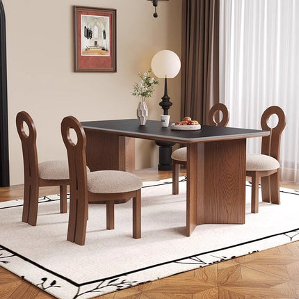 VERICA Rectangle Dining Table BLACK  Ultra Delux Sintered Stone 160/180cm
