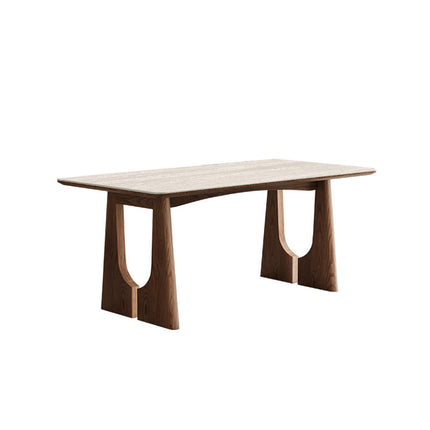 COPEN EDGE Dining Table Walnut Ultra Delux Sintered Stone