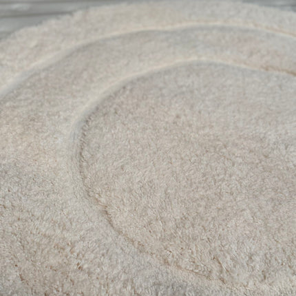 Soft Milk Silk Cotton Rug 130cm x 130cm