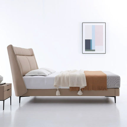 NORDIC TANN Genuine Leather Bed