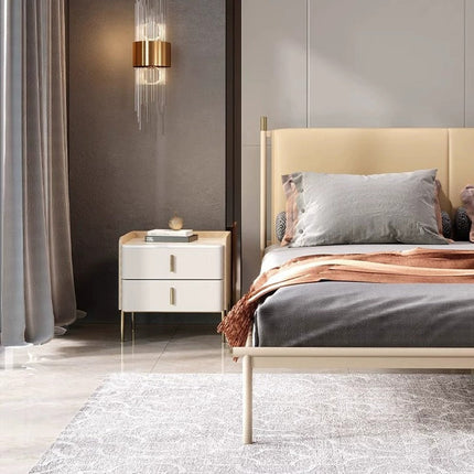 SIENA bedside table(6mm rockplate)