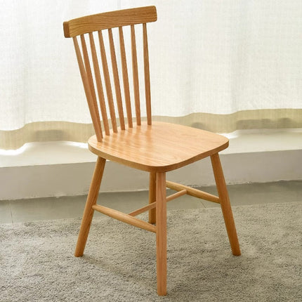 Natural Wood Color Oak Windsor Chair