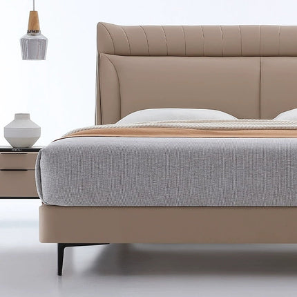 NORDIC TANN Genuine Leather Bed