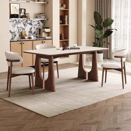 COPEN EDGE Dining Table Walnut Ultra Delux Sintered Stone