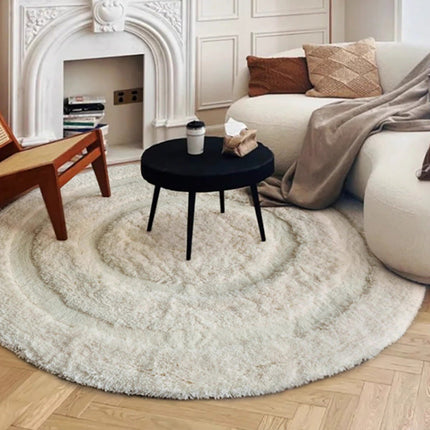 Soft Milk Silk Cotton Rug 130cm x 130cm
