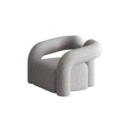 Green/Yellow/Pink/Grey/White Lamb Plush Leisure Butterfly Chair