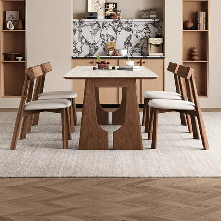 COPEN EDGE Dining Table Walnut Ultra Delux Sintered Stone