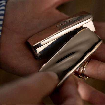 Brass Vintage-Style Pull Handle - Small Wardrobe and Cabinet Door Handle