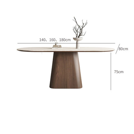 BLANC Dining table Ultra Delux Travertine