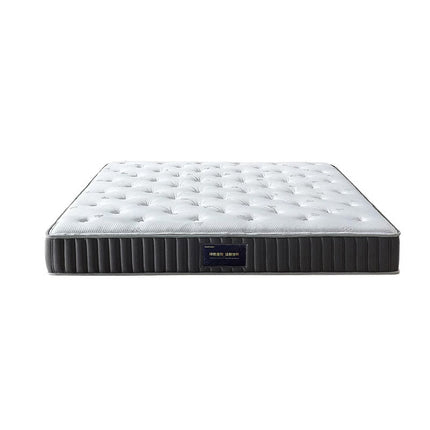 White Knitted Independent Spring Memory Foam Mattress Model 153
