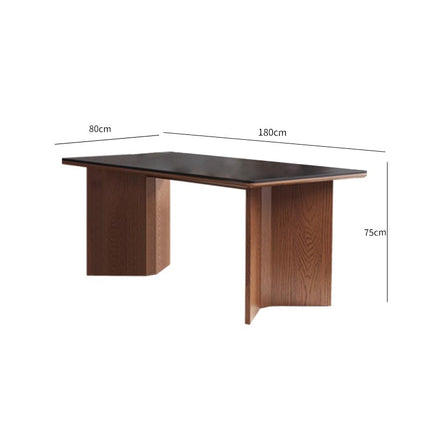 VERICA Rectangle Dining Table BLACK  Ultra Delux Sintered Stone 160/180cm