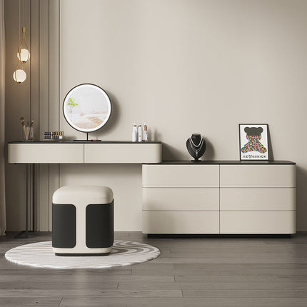 Celeste Dressing Table table+mirror+stool three piece set