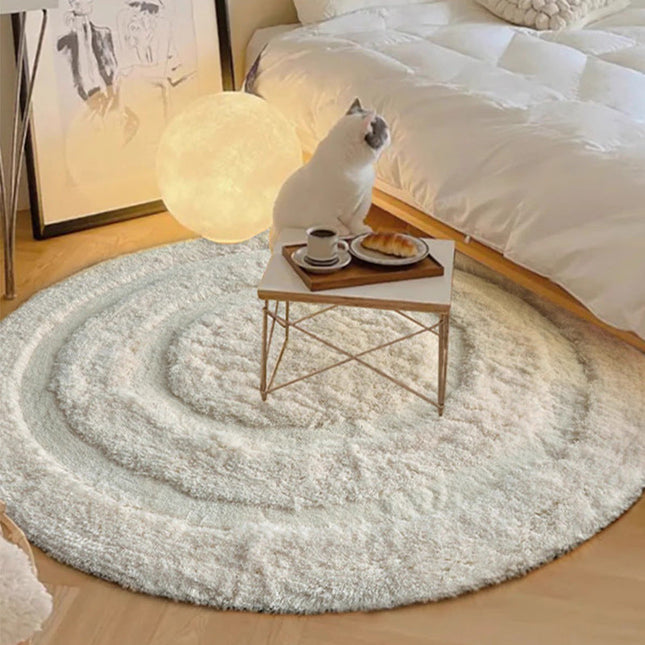 Soft Milk Silk Cotton Rug 130cm x 130cm