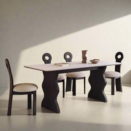 BARCA BOARD Dining Table Black Ultra Delux Sintered Stone