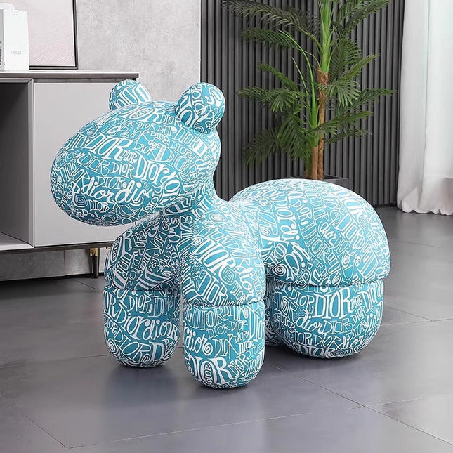 Pre Sale PP Cute Horse Medium Leisure Stool
