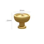 Round Single Hole [Raw Copper] Solid Brass Material