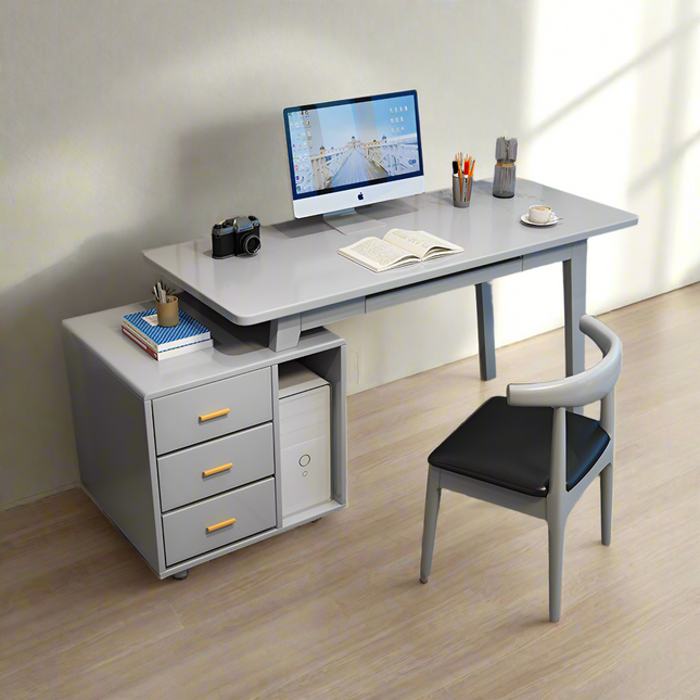 Lyston Desk with bucket cabinet