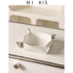 Rattan Storage Tray Small-White