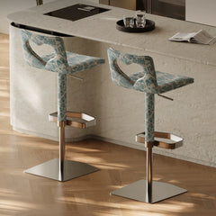 Minimalist Fabric Bar Stool | Italian Style