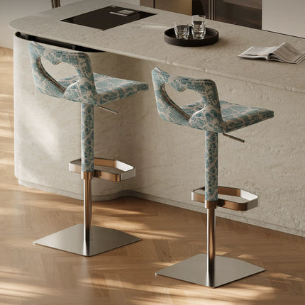 Minimalist Fabric Bar Stool | Italian Style