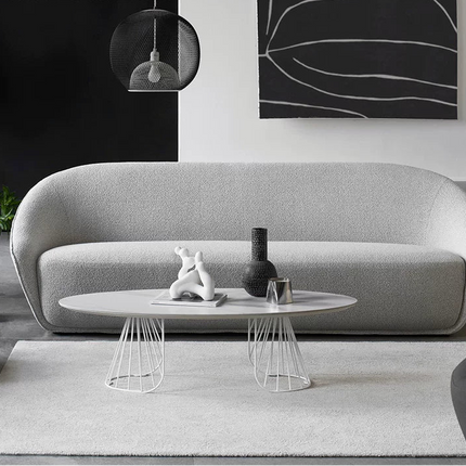 Modern Wide Straight Row Sofa | Artistic French Style