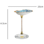 Retro B style shell plate-gold handle