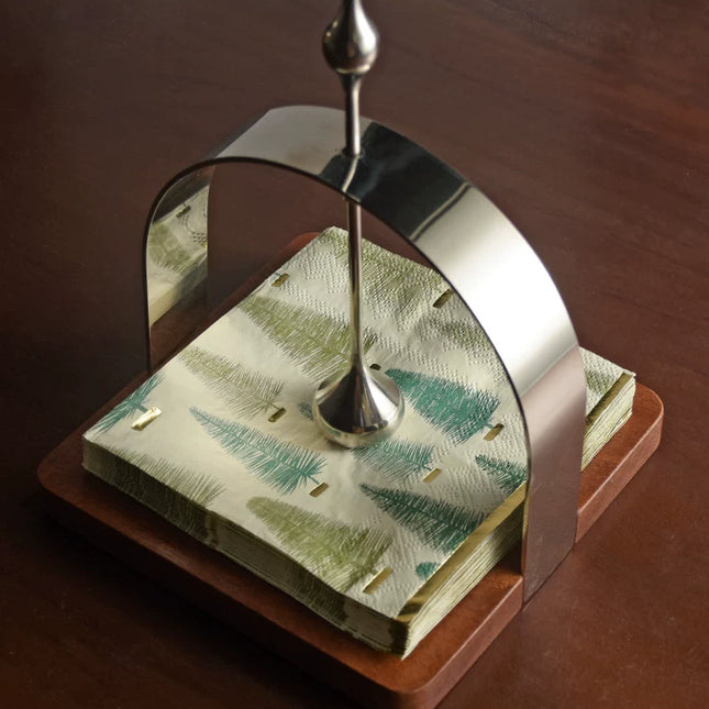 Handmade Danish Style Wooden Napkin Holder New Zealand