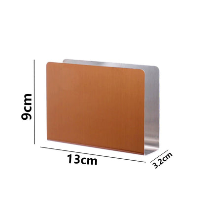 Handmade Australia Stainless Steel Triangle Napkin Holder Rose Gold