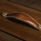 Dark brown variable diameter drum handle hole spacing 9.6 to 10.5cm