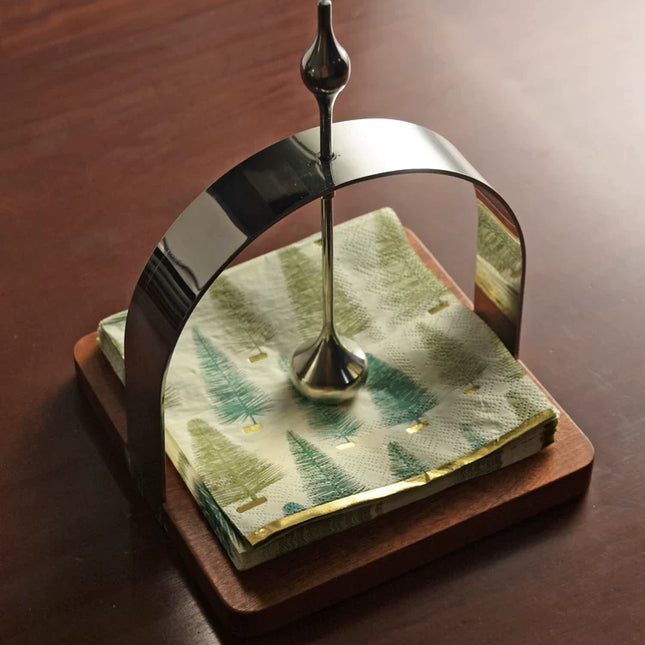 Handmade Danish Style Wooden Napkin Holder New Zealand