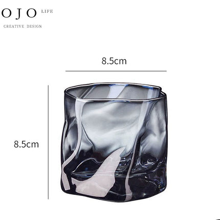 Handmade New Zealand Irregular Crystal Whiskey Tumbler