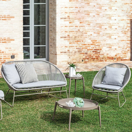 Outdoor Balcony Sofa Set | Wabi-Sabi Garden Villa Patio