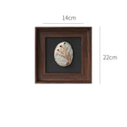 Environmentally friendly resin frame-safflower abalone and shellfish