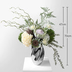 Model D (bouquet + ceramic vase) large