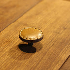 Hand-stitched thread 32mm diameter khaki