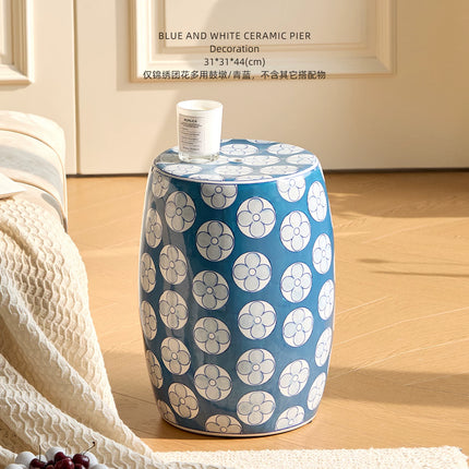 Ceramic Drum Stool Side Table | MYGD-0016