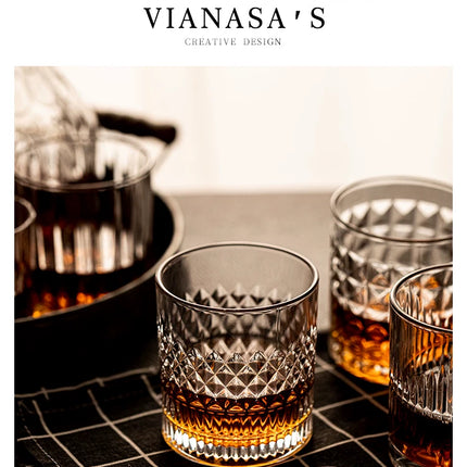 Large Capacity Crystal Whiskey Glass Handmade Australia