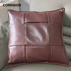 Mocha imported genuine leather (down version)