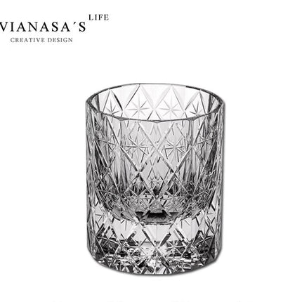 Handmade New Zealand Premium K9 Crystal Glass Whiskey Glass Gift Box