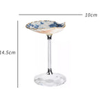 Retro A-style shell plate-silver handle