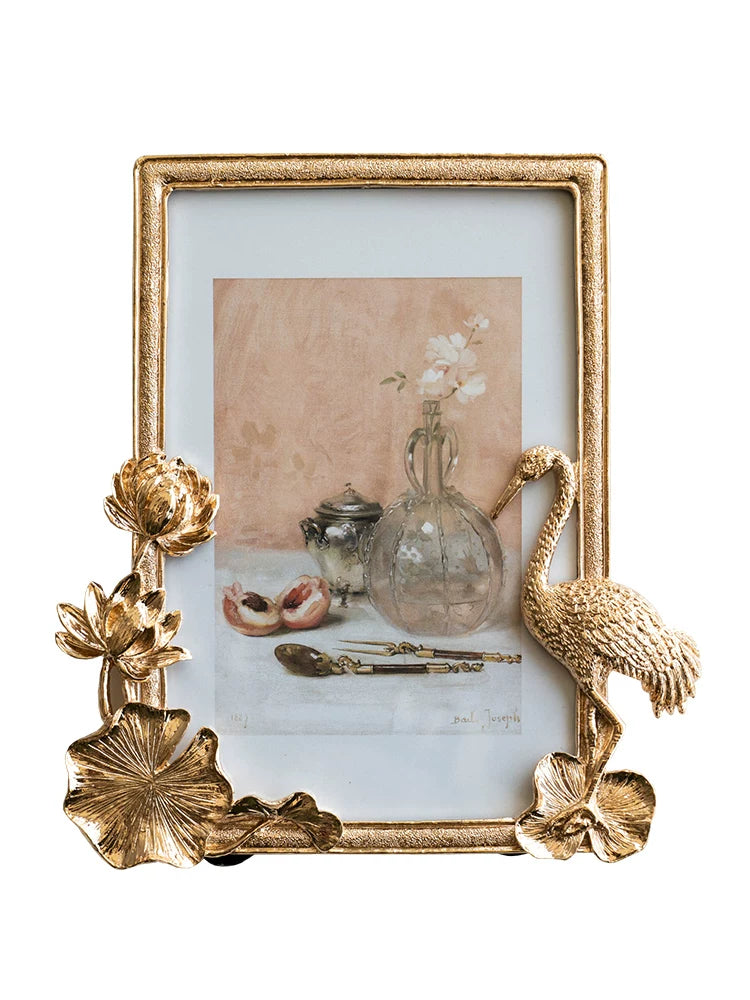 French Vintage Style Decorative Glass Photo Frame 6 Inch – Magico Home