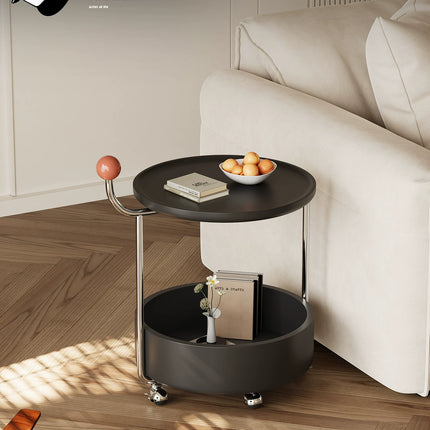 Retro Black Mobile Side Table | Cruise Designer