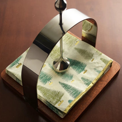 Handmade Danish Style Wooden Napkin Holder New Zealand
