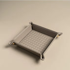 Matte Grey (Medium) Square Woven Button Storage Box