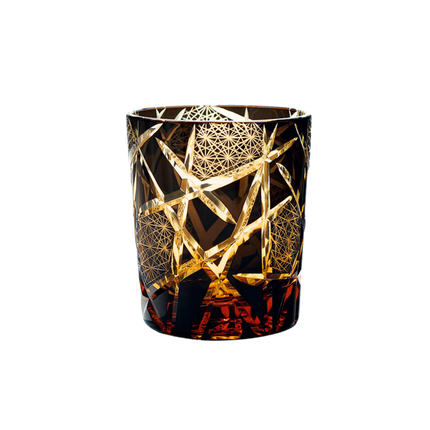 Handmade Edo Cut Crystal Whiskey Glass Gift Box Set