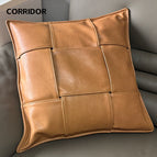 Earth yellow imported leather (down version)