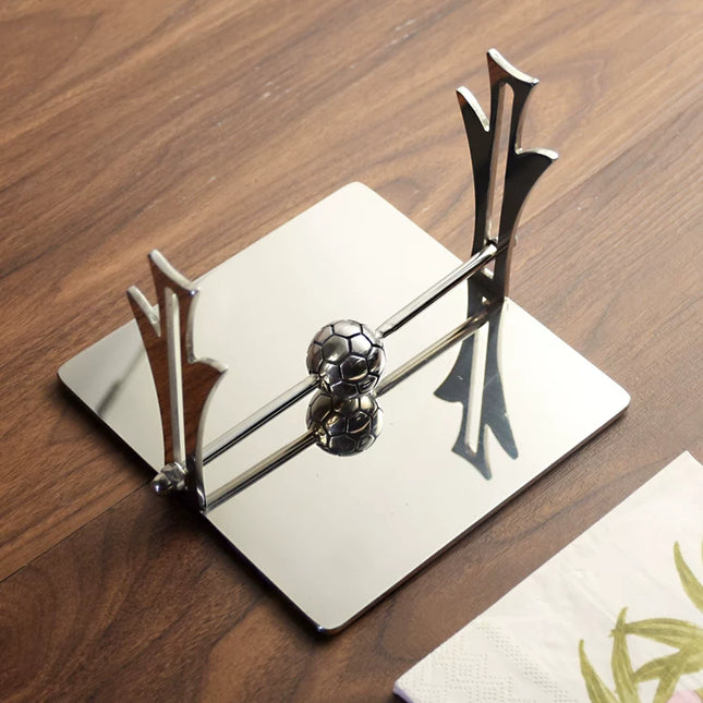Luxury Square Stainless Steel Napkin Holder for Tabletop