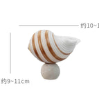 Organ Snail Model B - Travertine Round Bottom