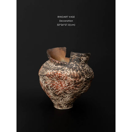 Handmade Ceramic Conch Vase | Wabi-Sabi Style | DC412