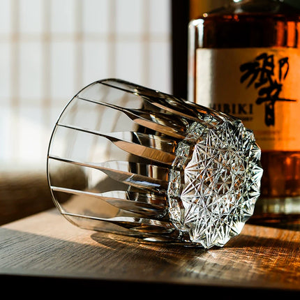 Edokiriko Star Cut Rock Glass Whiskey Tumbler | 728556872991
